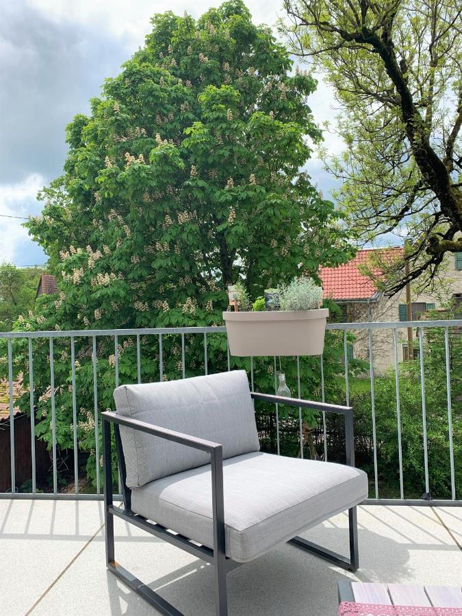 Fe Wo Brunnen - 120 Qm - Ruhige Lage - Viel Natur- Komfortabel - Grosser Balkon Und Garten メミンゲン エクステリア 写真